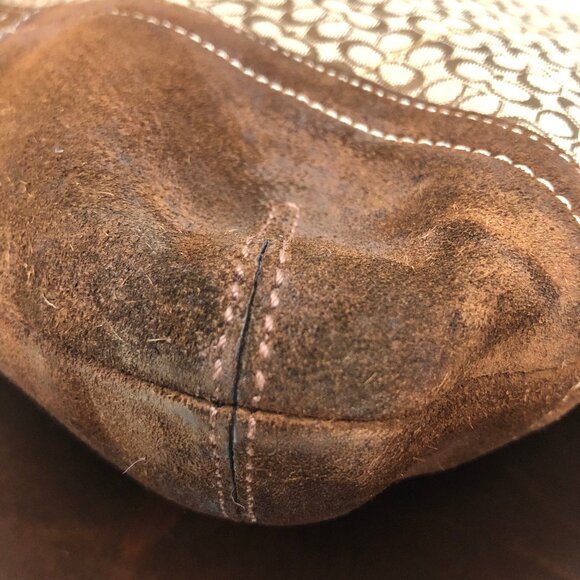 Coach Vintage Signature Large Duffle Shoulder Bag - Picture 8 of 14